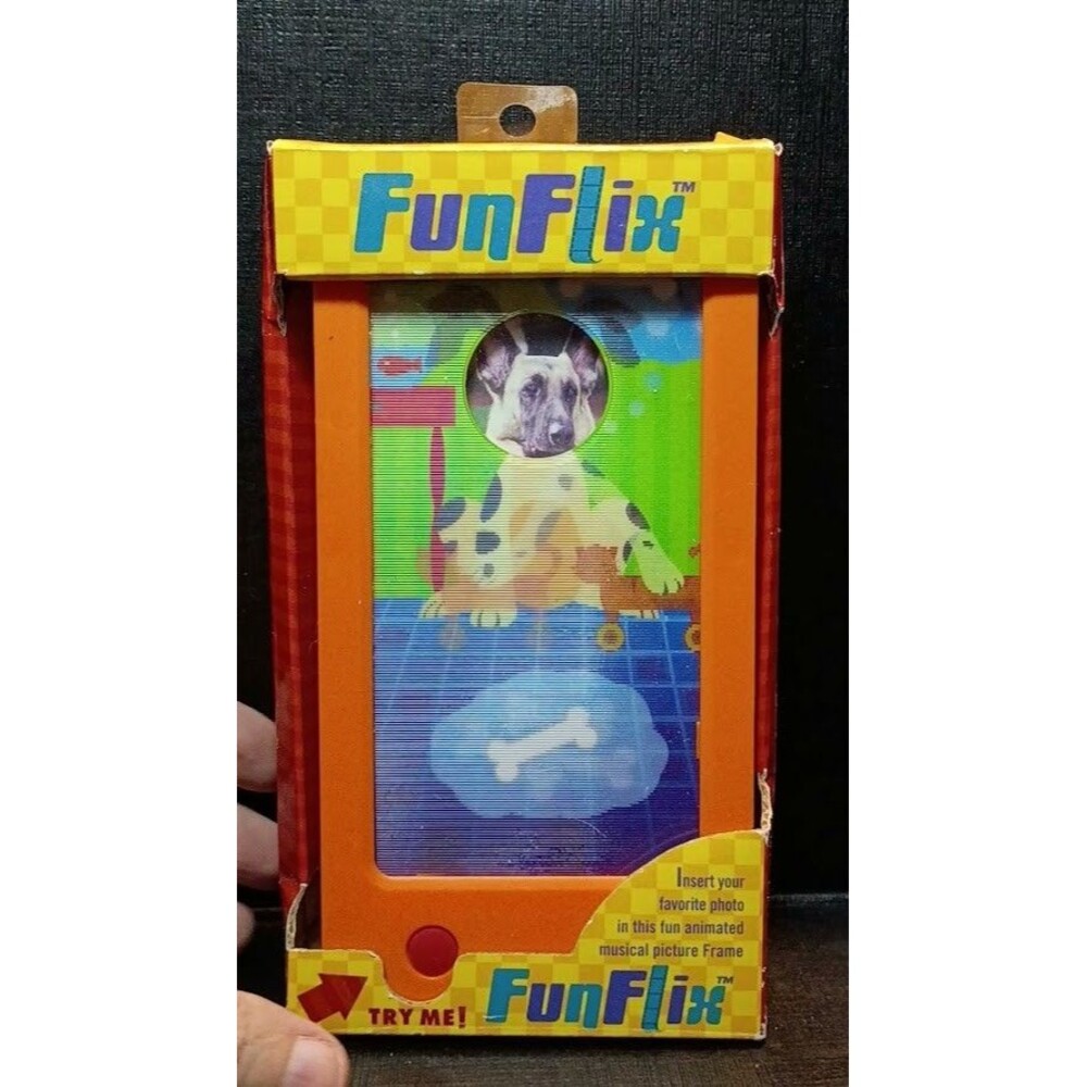 Fun Flix Insert Dog Photo Aninimated Musical Picture Frame By Virtual Video U.K. - Picture 6 of 6